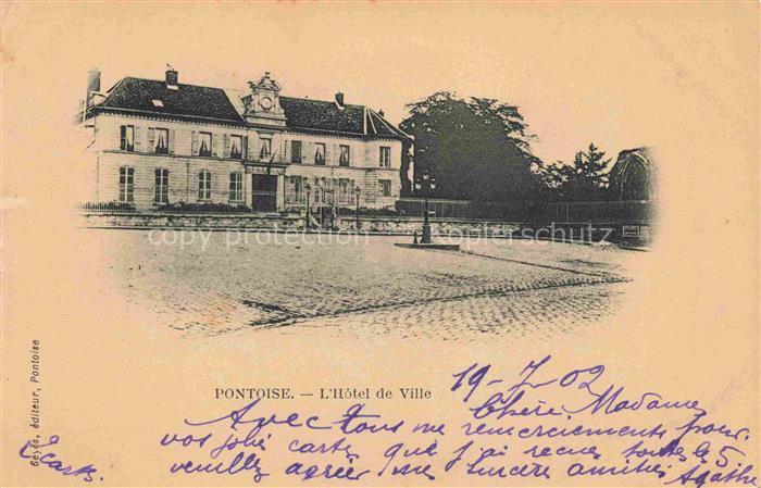 PONTOISE 95 Val-d Oise Hôtel de Ville