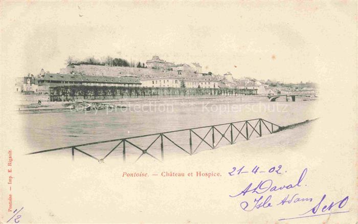 PONTOISE 95 Val-d Oise Château et Hospice