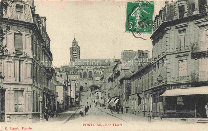 PONTOISE 95 Val-d Oise Rue Thiers