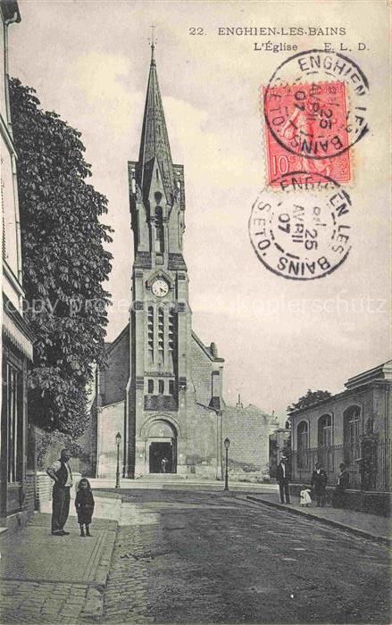 Enghien-les-Bains SARCELLES 95 Val-d Oise Eglise Kirche