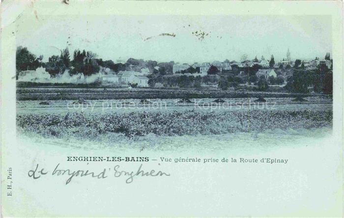 Enghien-les-Bains SARCELLES 95 Val-d Oise Vue générale prise de la Route d'Epina