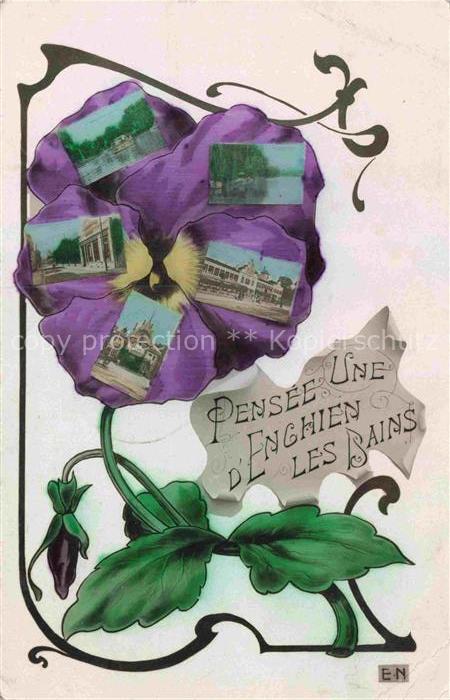 Enghien-les-Bains SARCELLES 95 Val-d Oise Une pensée de la ville vues d'ensemble