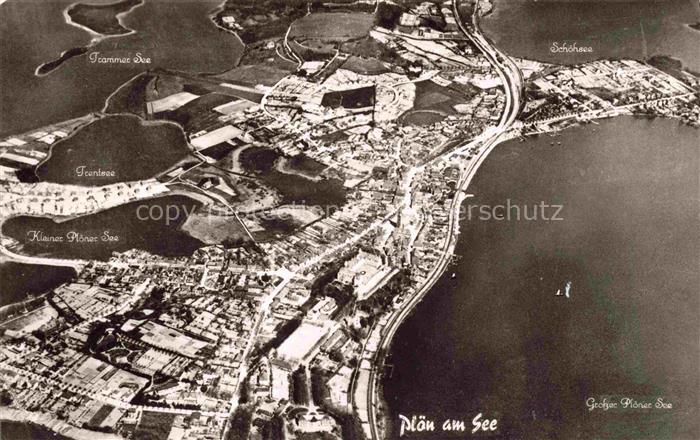 Ploen am See Schleswig-Holstein Fliegeraufnahme