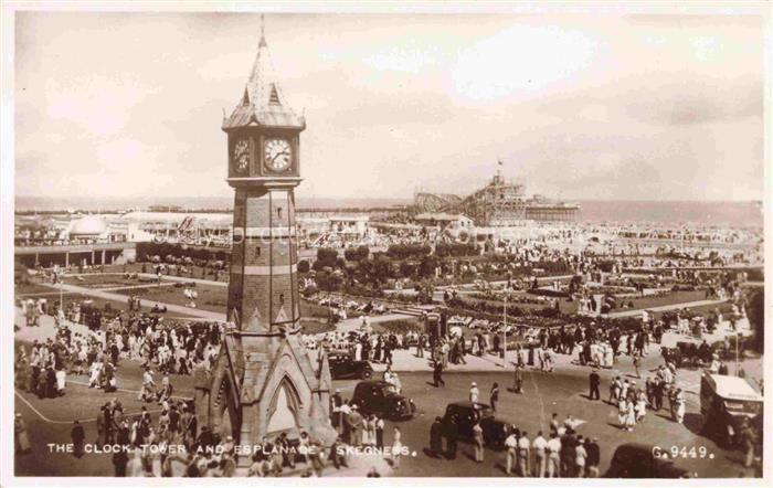 Skegness Kingston upon Hull UK The Clock Tower and Esplanade
