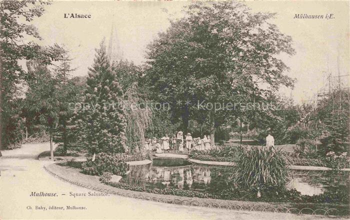 Muelhausen Elsass Square Salvator Park