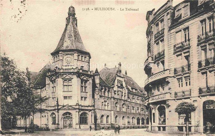 MULHOUSE Muehlhausen 68 Haut-Rhin Le Tribunal Amtsgericht