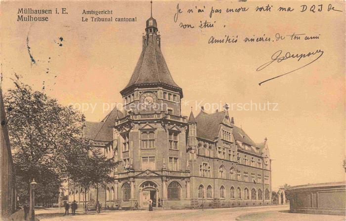 Muelhausen Elsass Amtsgericht Le Tribunal