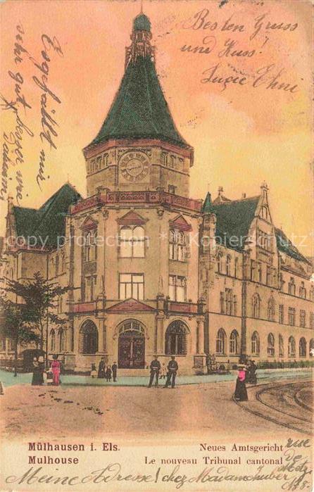 MULHOUSE Muehlhausen 68 Haut-Rhin Neues Amtsgericht Le nouveau Tribunal cantonal