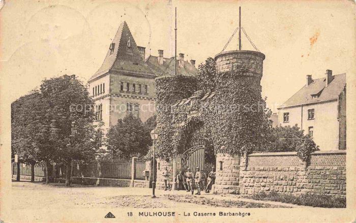 MULHOUSE Muehlhausen 68 Haut-Rhin La Caserne Barbanègre