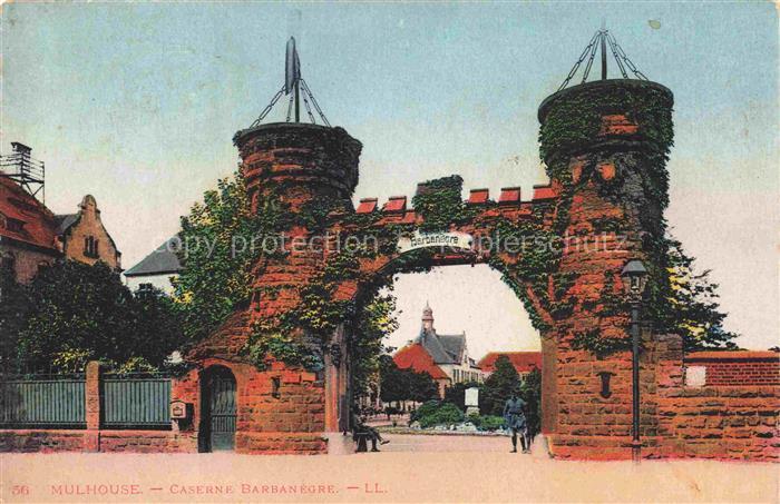 MULHOUSE Muehlhausen 68 Haut-Rhin Caserne Barbanègre