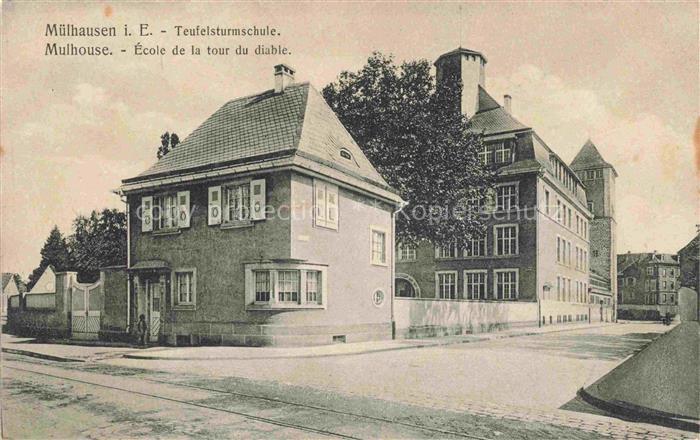 Muelhausen Elsass Teufelsturmschule Ecole de la Tour du Diable