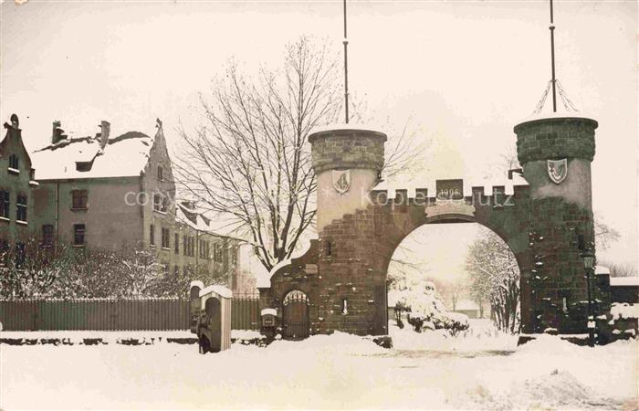 MULHOUSE Muehlhausen 68 Haut-Rhin Caserne en hiver