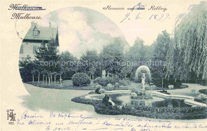 MULHOUSE Muehlhausen 68 Haut-Rhin Reservoir au Rebberg