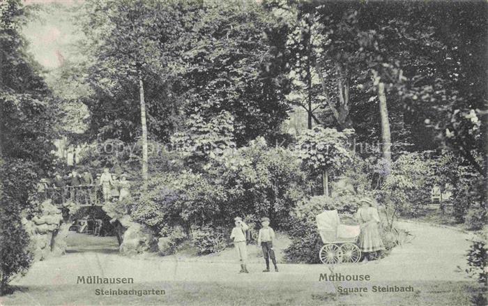 MULHOUSE Muehlhausen 68 Haut-Rhin Square Steinbach Steinbachgarten