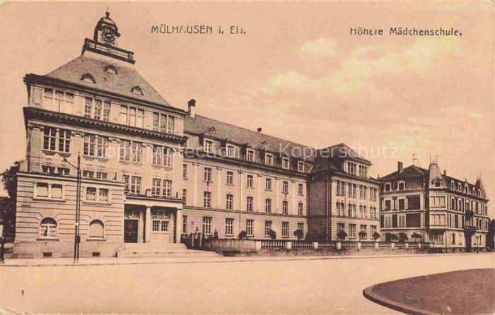 Muelhausen Elsass Hoehe Maedchenschule