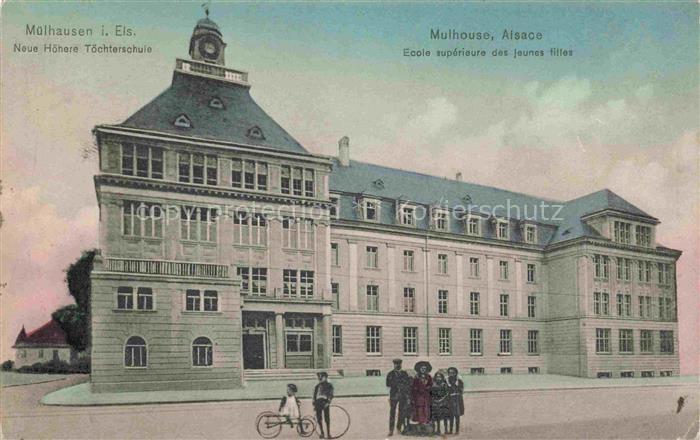 MULHOUSE Muehlhausen 68 Haut-Rhin Hoehe Toechterschule Ecole supérieure des jeun