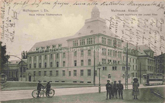 MULHOUSE Muehlhausen 68 Haut-Rhin Hoehe Toechterschule Ecole supérieure des jeun