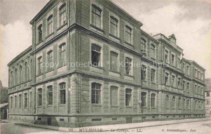 MULHOUSE Muehlhausen 68 Haut-Rhin Collège