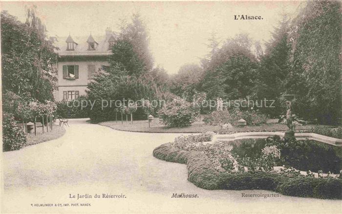 MULHOUSE Muehlhausen 68 Haut-Rhin Jardin du Réservoire Reservoirgarten