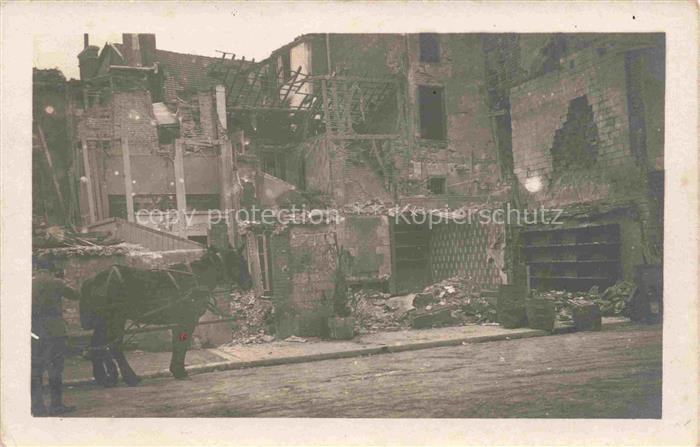 MULHOUSE Muehlhausen 68 Haut-Rhin Ruines Grande Guerre Truemmer 1. Weltkrieg