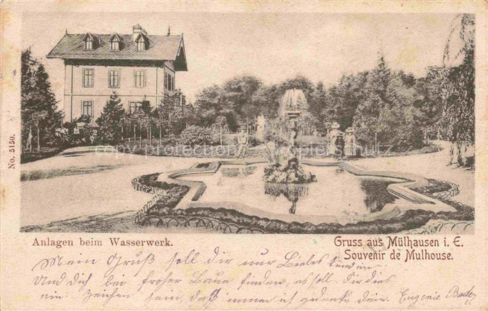 MULHOUSE Muehlhausen 68 Haut-Rhin Anlagen beim Wasserwerk