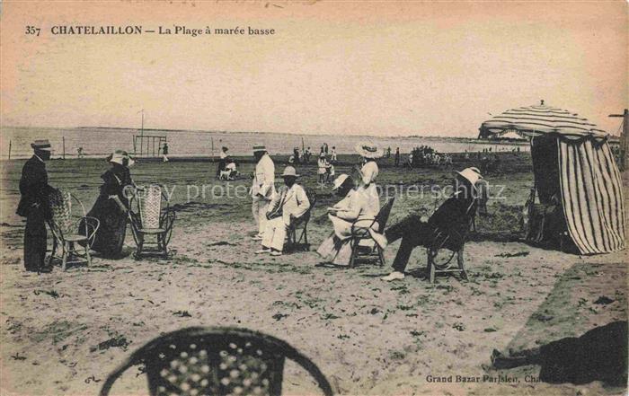 CHATELAILLON-Plage LA ROCHELLE 17 Charente-Maritime La plage à marée basse