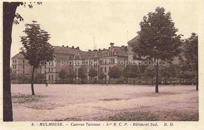 MULHOUSE Muehlhausen 68 Haut-Rhin Caserne Turenne
