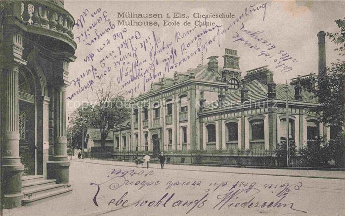 MULHOUSE Muehlhausen 68 Haut-Rhin Ecole de Chimie Chemieschule
