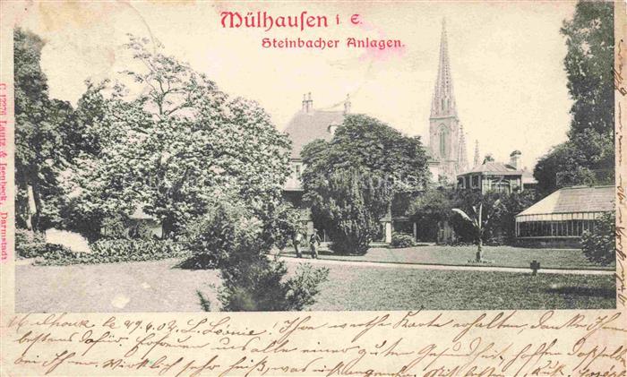 Muelhausen Elsass Steinbacher Anlagen Kirche