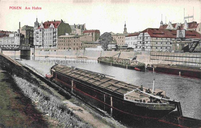 POZNAN Posen PL Partie am Hafen