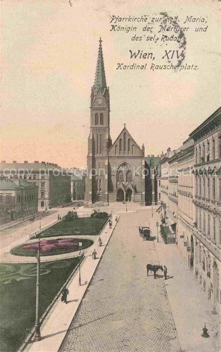WIEN AT Kardinal Rauscherplatz Pfarrkirche zur heil. Maria