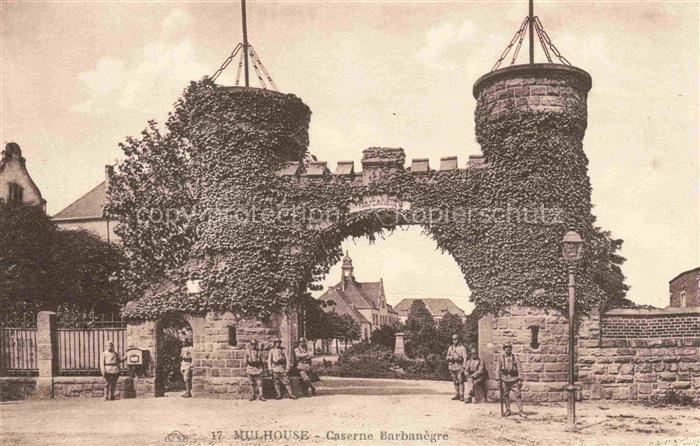 MULHOUSE Muehlhausen 68 Haut-Rhin Caserne Barbanègre