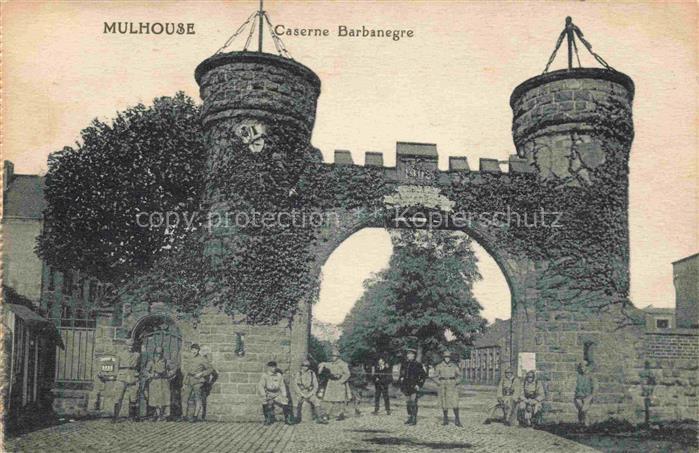 MULHOUSE Muehlhausen 68 Haut-Rhin Caserne Barbanègre