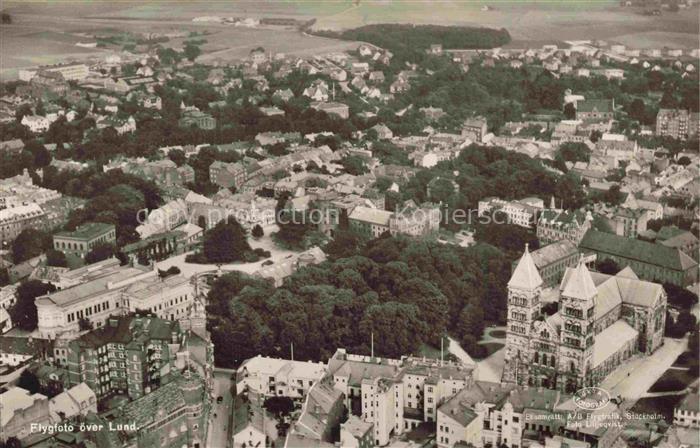 Lund  Skane Lan Sweden Fliegeraufnahme