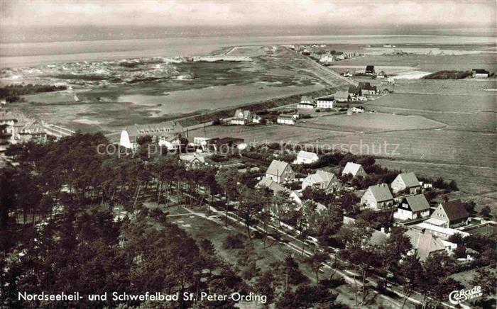 St Peter-Ording Nordfriesland Schleswig-Holstein Panorama Nordseeheil- und Schwe