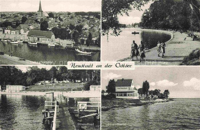 Neustadt Ostseebad Holstein Schleswig-Holstein Luftaufnahme Jungfernstieg Strand