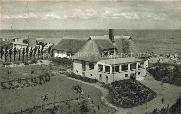 DAHME  Ostseebad Schleswig-Holstein Kurmittelhaus mit Tribuene