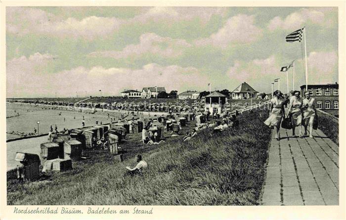 BueSUM Nordseebad Badeleben am Strand