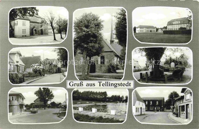 Tellingstedt Dithmarschen Schleswig-Holstein Teilansichten Kirche Freibad