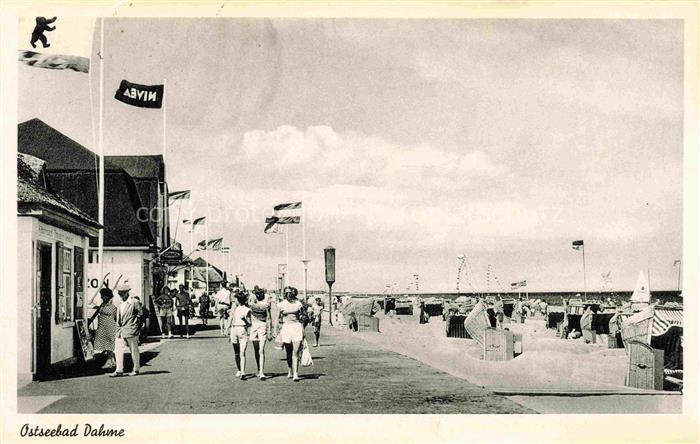 DAHME  Ostseebad Schleswig-Holstein Strandpromenade