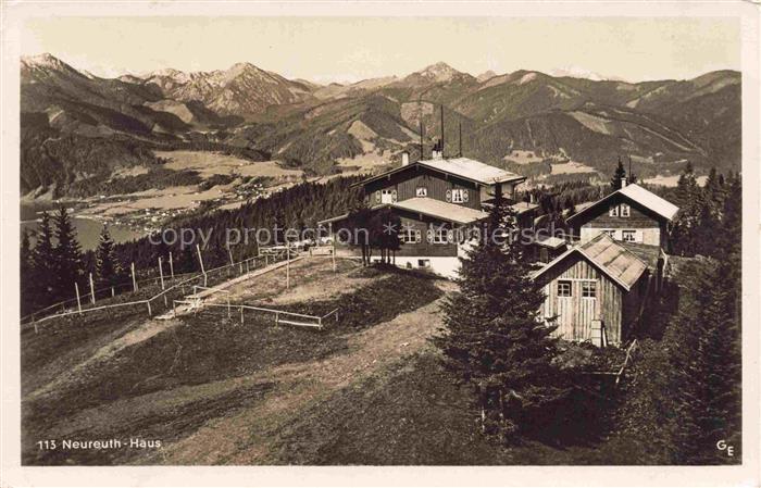 Tegernsee Bayern Neureuth-haus Alpenpanorama