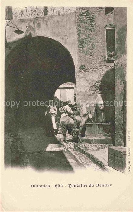 Ollioules TOULON 83 Var Fontaine du Rentier