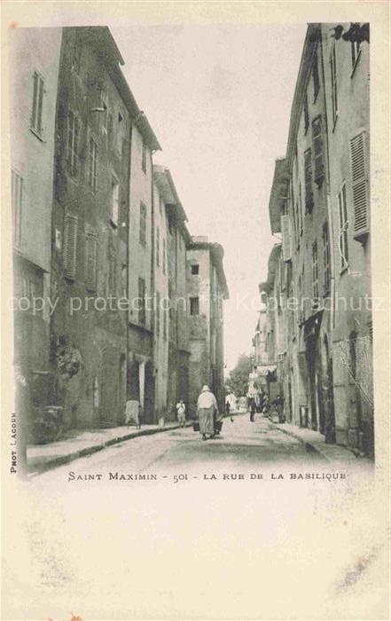 Saint-Maximin-la-Sainte-Baume 83 Var Rue de la Basilique