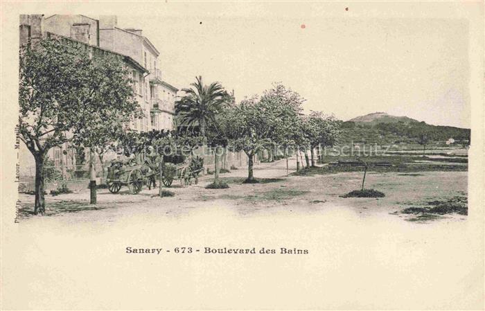 SANARY-SUR-MER TOULON 83 Var Boulevard des Bains