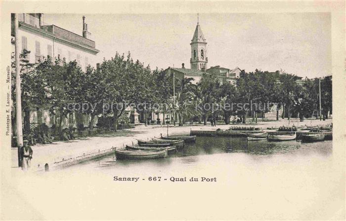 SANARY-SUR-MER TOULON 83 Var Quai du Port