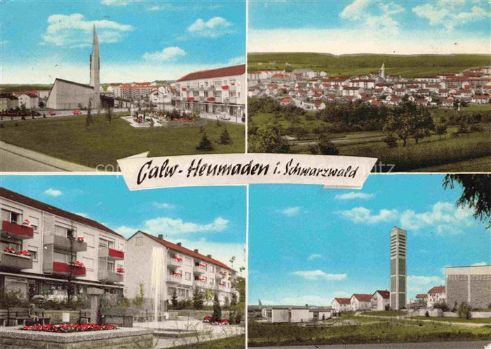 Heumaden Calw Schwarzwald BW Teilansichten Kirche
