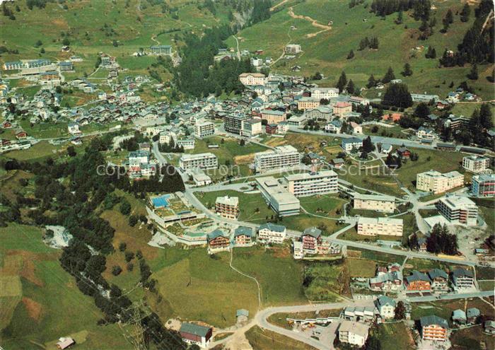 Leukerbad Loueche-les-Bains VS Fliegeraufnahme