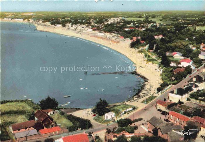 Le Cormier-en-La-Plaine-sur-Mer 44 Loire-Atlantique Vue panoramique et la plage