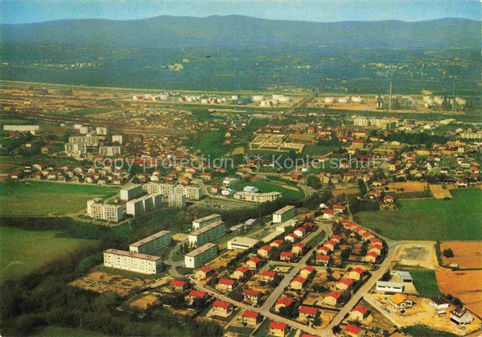 Feyzin LYON 69 Rhone Vue générale aérienne