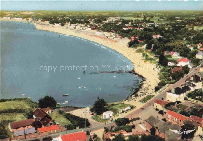Le Cormier-en-La-Plaine-sur-Mer 44 Loire-Atlantique Vue aérienne de la plage